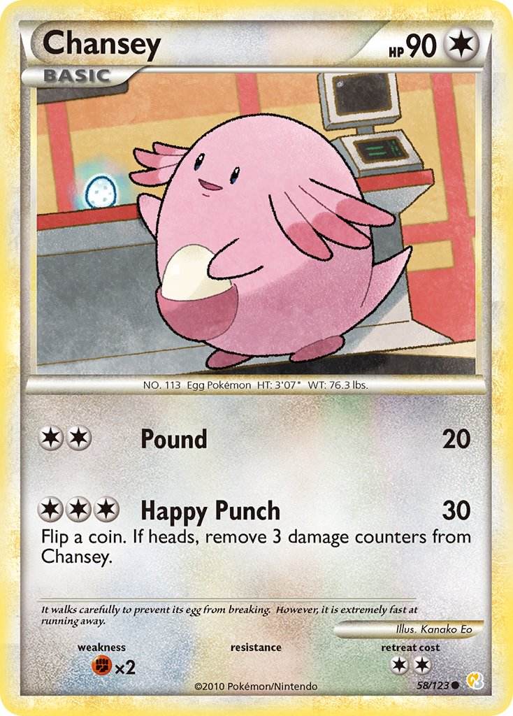 Chansey 58/123 Common - MissingNo.