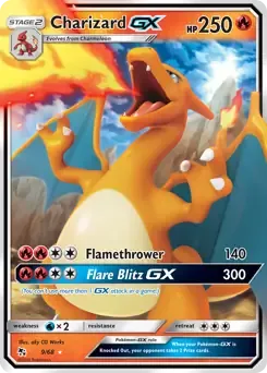 Charizard GX 9/68 Holo Rare GX