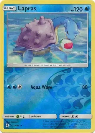 Lapras 17/68 Reverse Rare