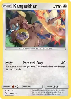 Kangaskhan 47/68 Non-Holo Rare