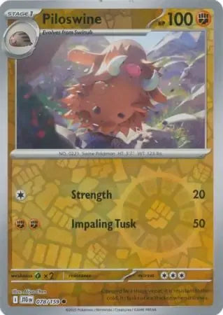 Piloswine 78/159 Reverse Common