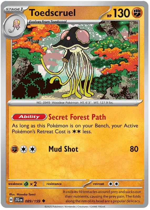 Toedscruel 89/159 Uncommon