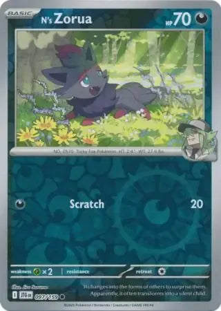 N's Zorua 97/159 Reverse Common