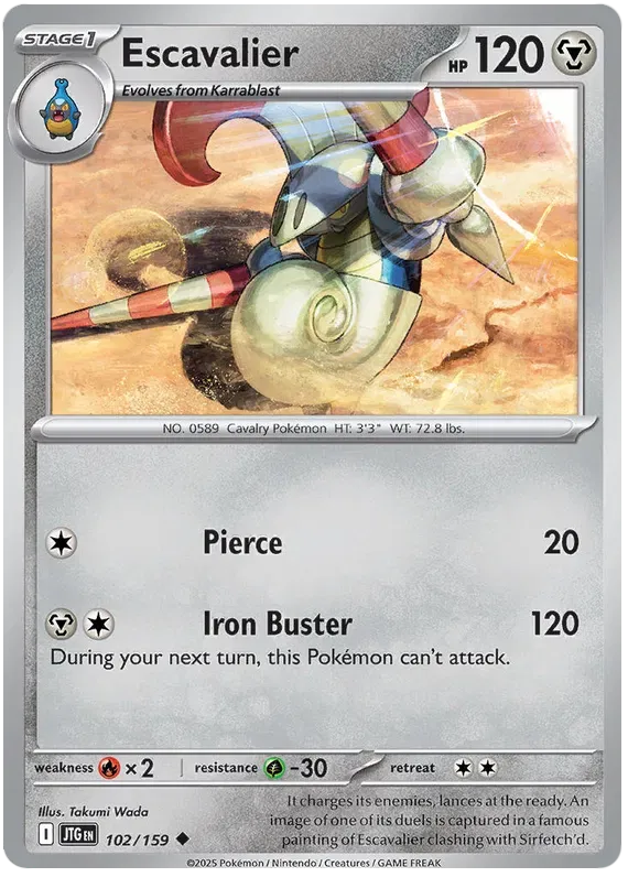 Escavalier 102/159 Uncommon