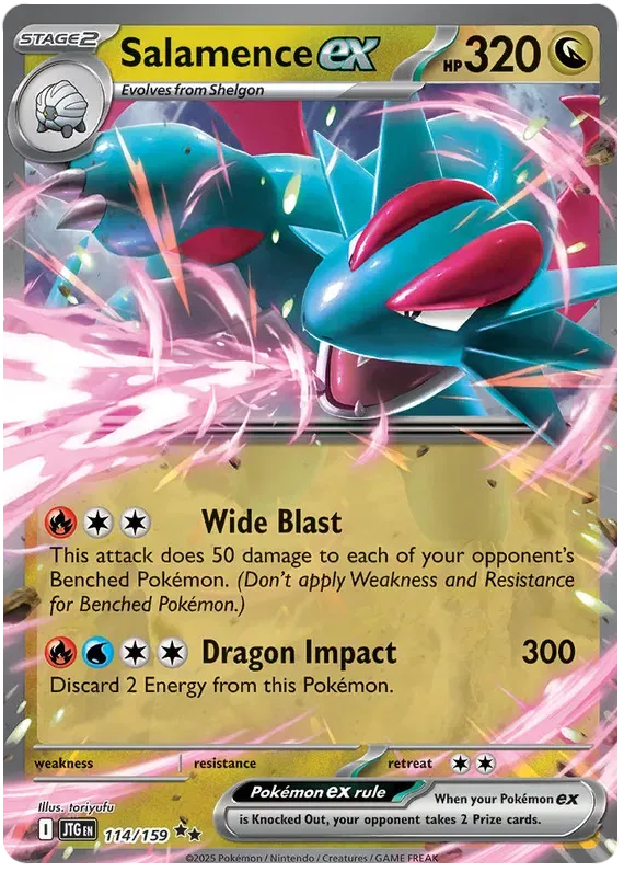 Salamence ex 114/159 Double Rare ex