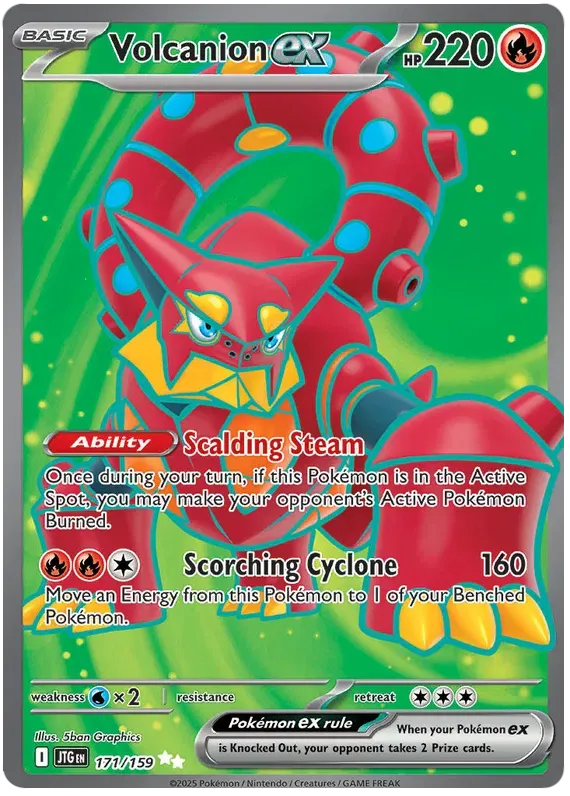 Volcanion ex 171/159 Ultra Rare ex