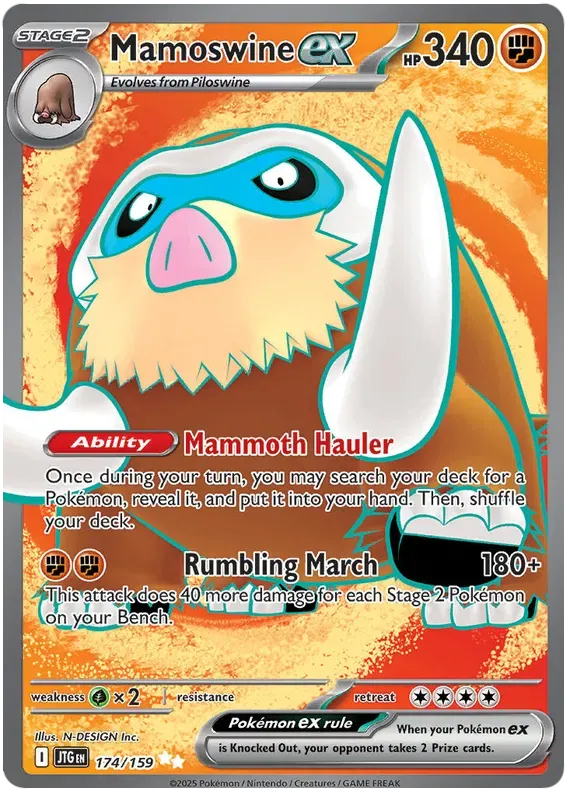 Mamoswine ex 174/159 Ultra Rare ex