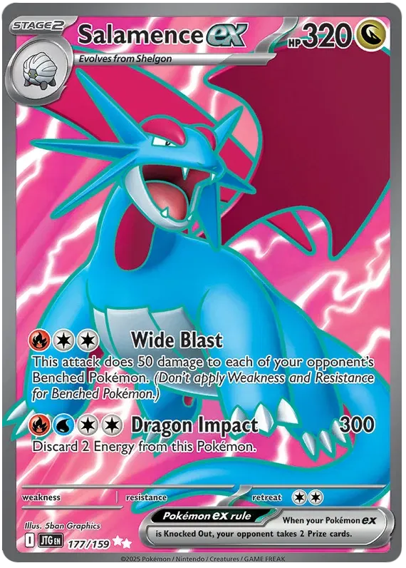 Salamence ex 177/159 Ultra Rare ex