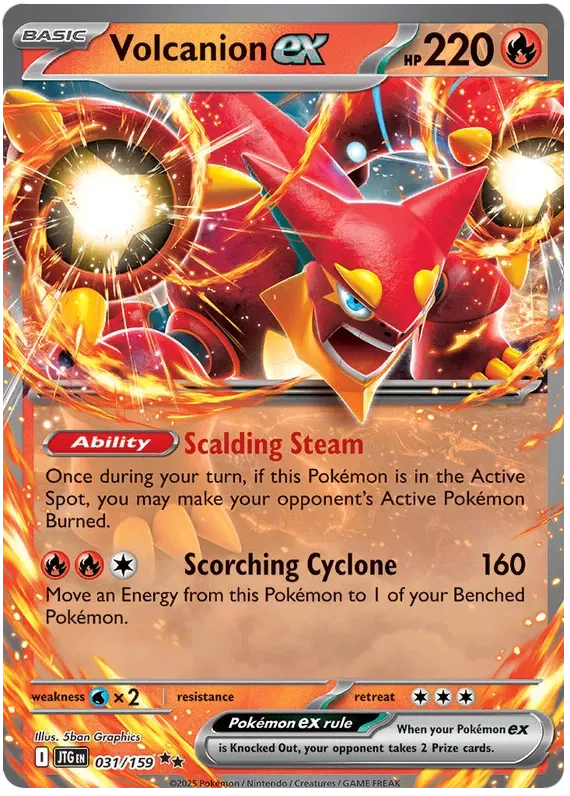 Volcanion ex 31/159 Double Rare ex