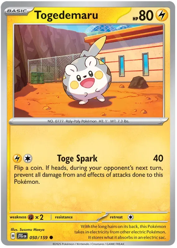 Togedemaru 50/159 Common