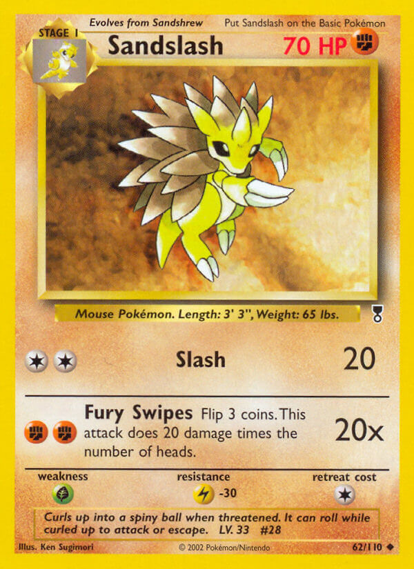 Sandslash 62/110 Uncommon - MissingNo.