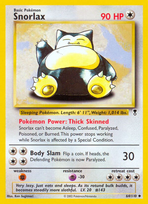 Snorlax 64/110 Reverse Uncommon - MissingNo.