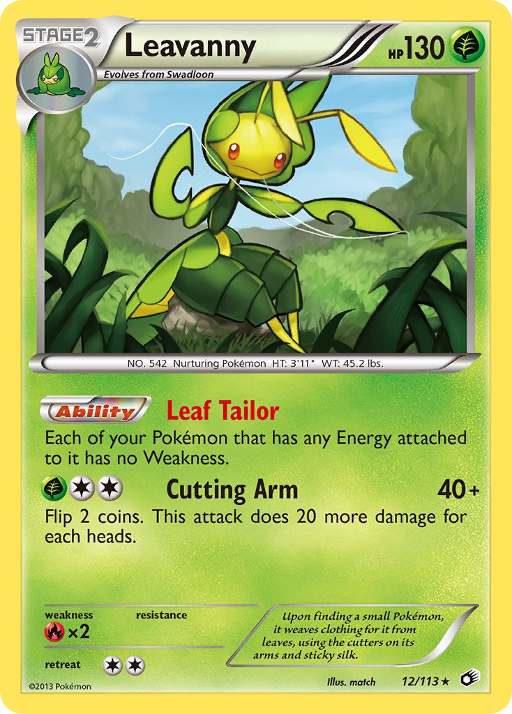 Leavanny 12/113 Holo Rare - MissingNo.
