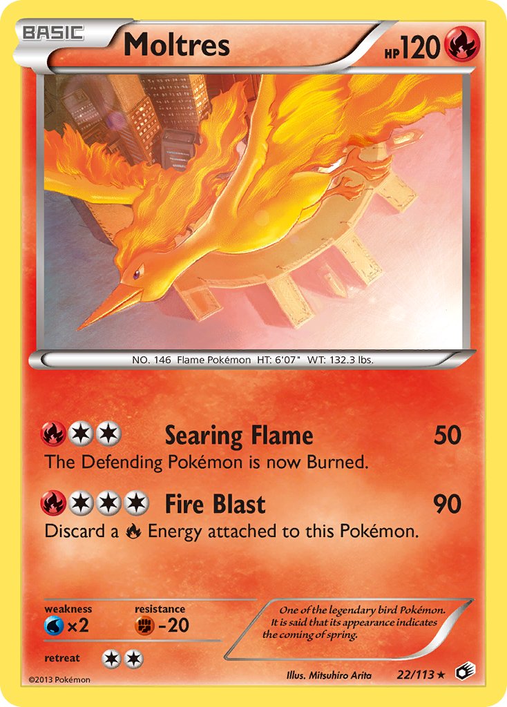 Moltres 22/113 Holo Rare - MissingNo.