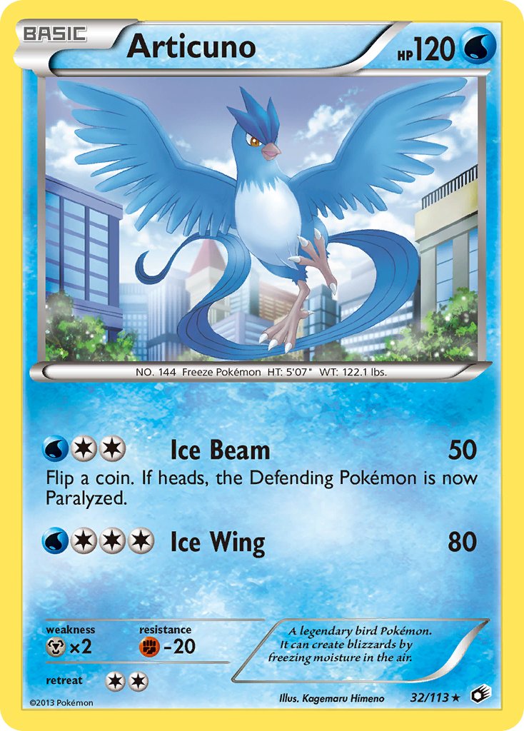 Articuno 32/113 Holo Rare - MissingNo.