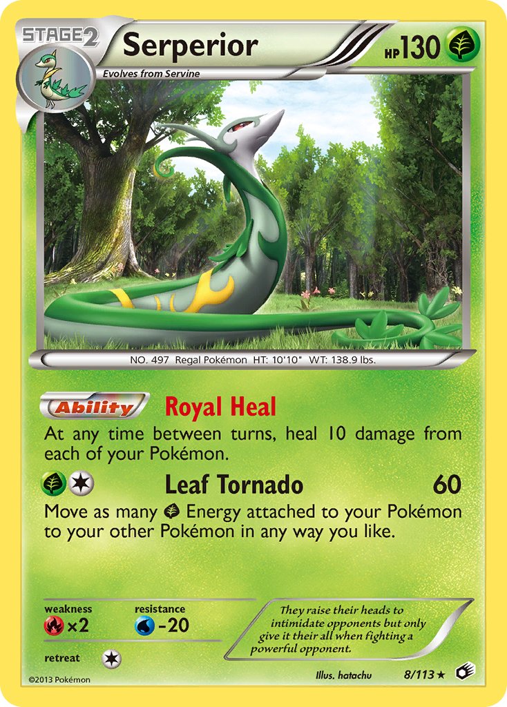 Serperior 8/113 Holo Rare - MissingNo.