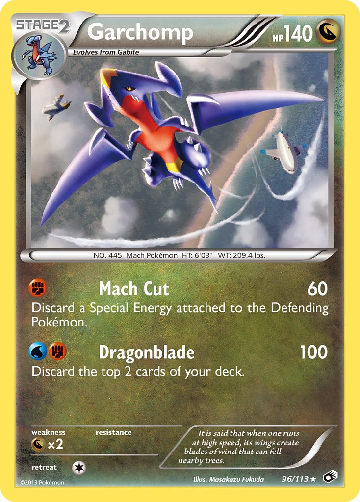 Garchomp 96/113 Holo Rare - MissingNo.