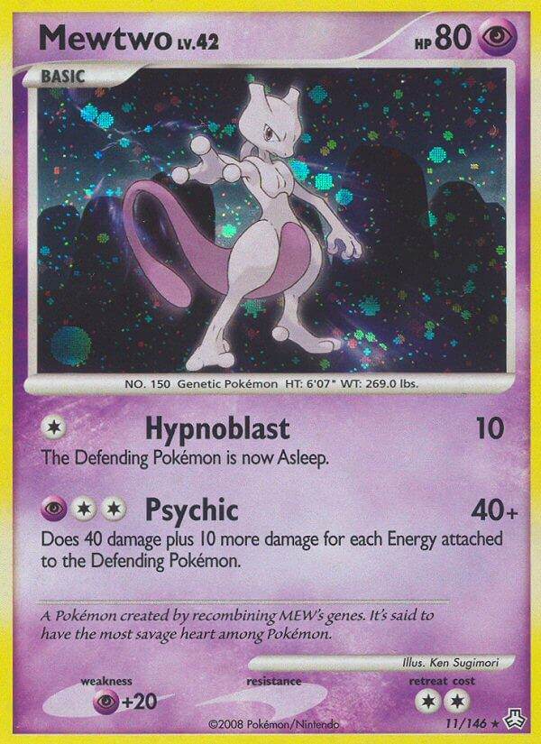 Mewtwo 11/146 Holo Rare - MissingNo.