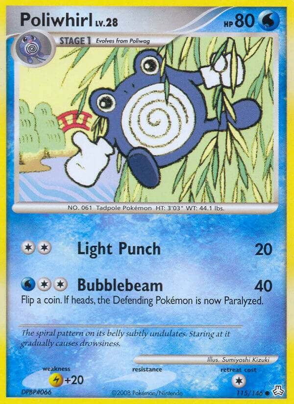 Poliwhirl 115/146 Reverse Common - MissingNo.