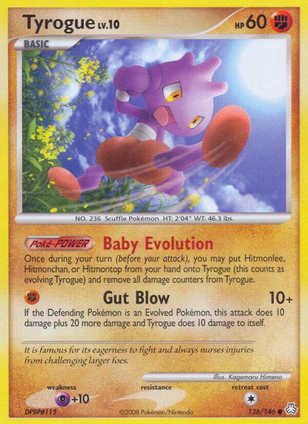 Tyrogue 126/146 Reverse Common - MissingNo.