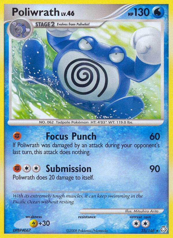 Poliwrath 35/146 Non-Holo Rare - MissingNo.