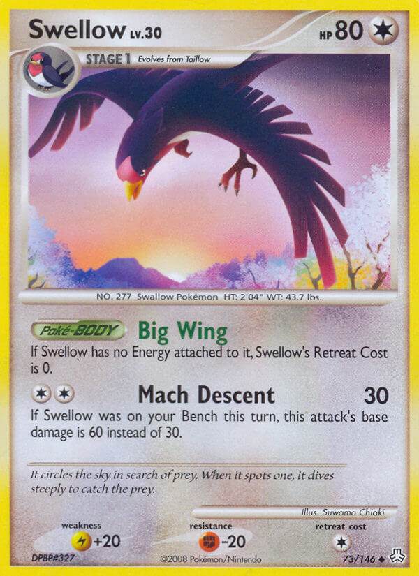Swellow 73/146 Uncommon - MissingNo.