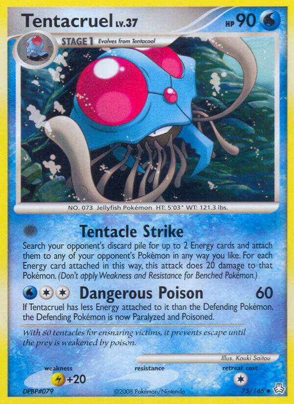 Tentacruel 75/146 Reverse Uncommon - MissingNo.