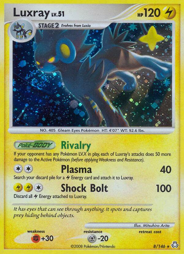 Luxray 8/146 Reverse Rare - MissingNo.