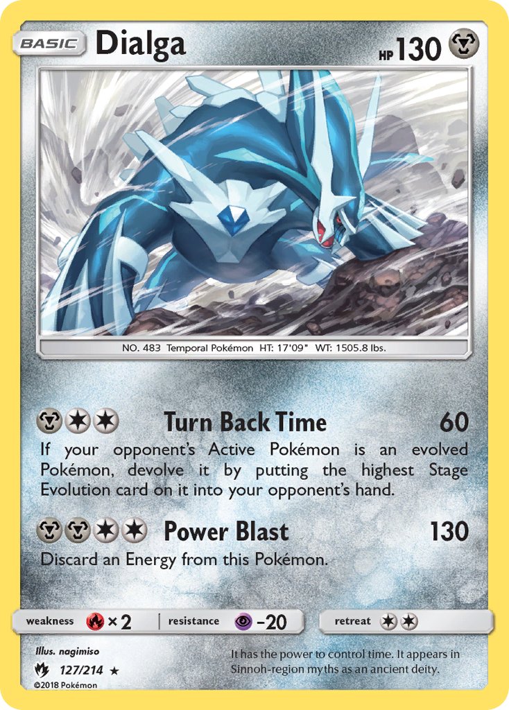 Dialga 127/214 Reverse Rare - MissingNo.