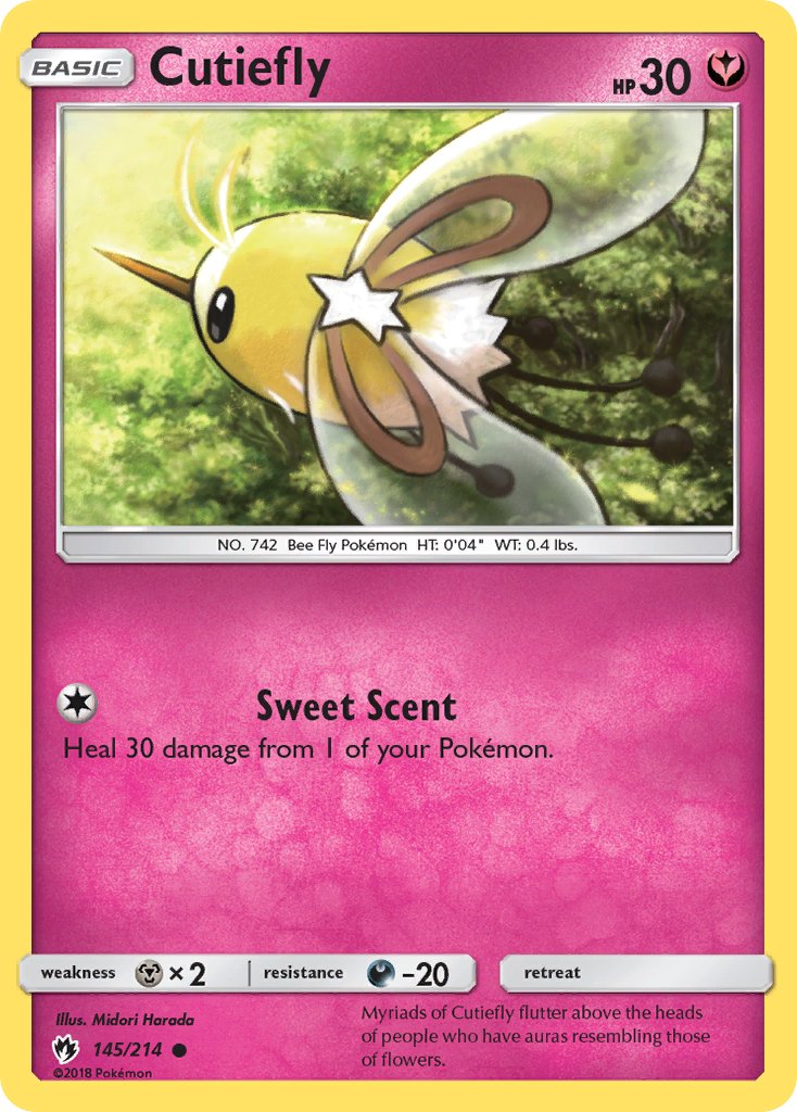 Cutiefly 145/214 Reverse Common - MissingNo.