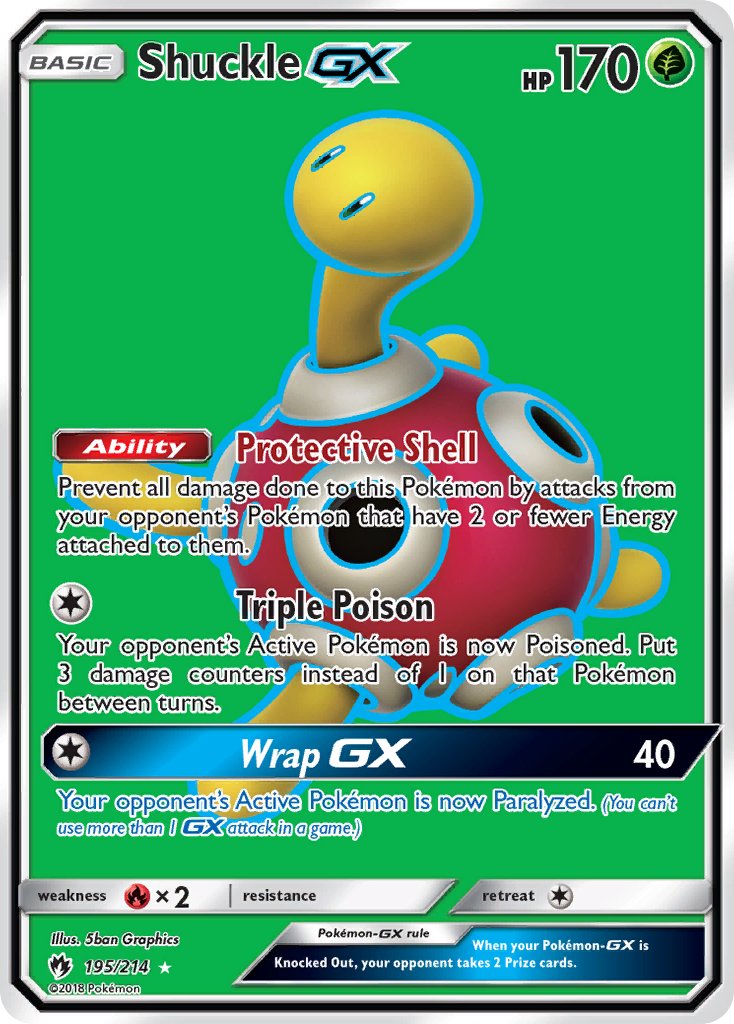 Shuckle GX 195/214 Holo Ultra Rare GX - MissingNo.