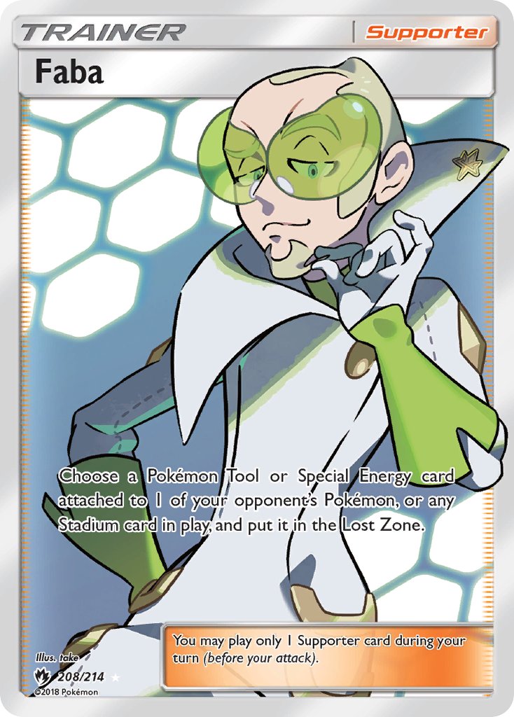 Faba 208/214 Holo Ultra Rare - MissingNo.