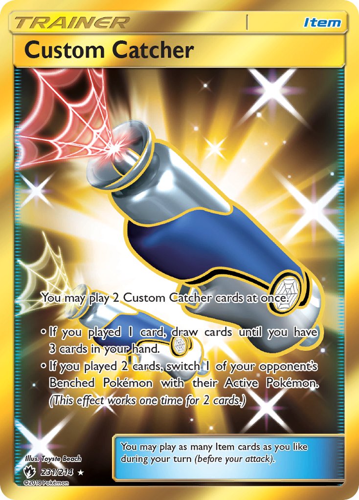 Custom Catcher 231/214 Gold Secret Rare - MissingNo.