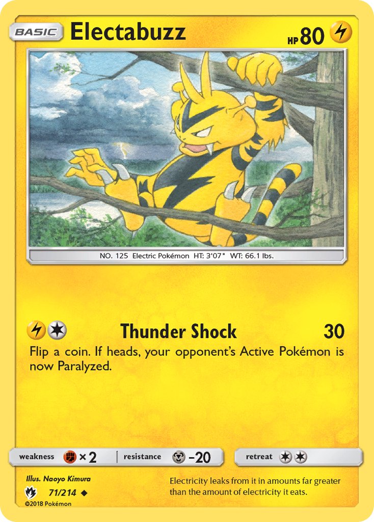 Electabuzz 71/214 Reverse Uncommon - MissingNo.