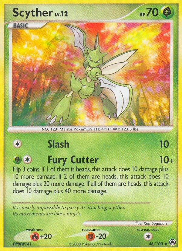 Scyther 46/100 Uncommon - MissingNo.