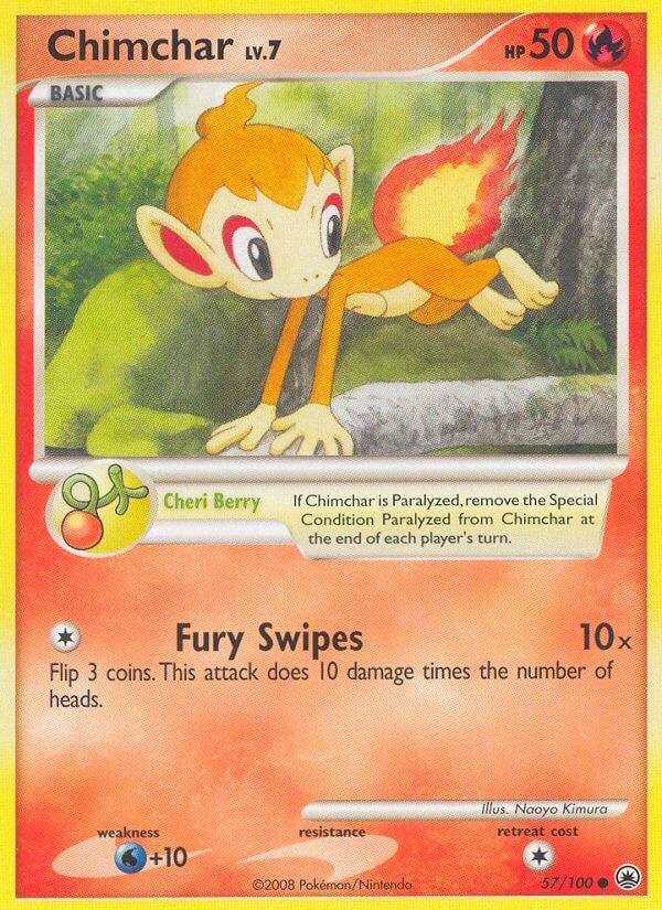 Chimchar 57/100 Common - MissingNo.