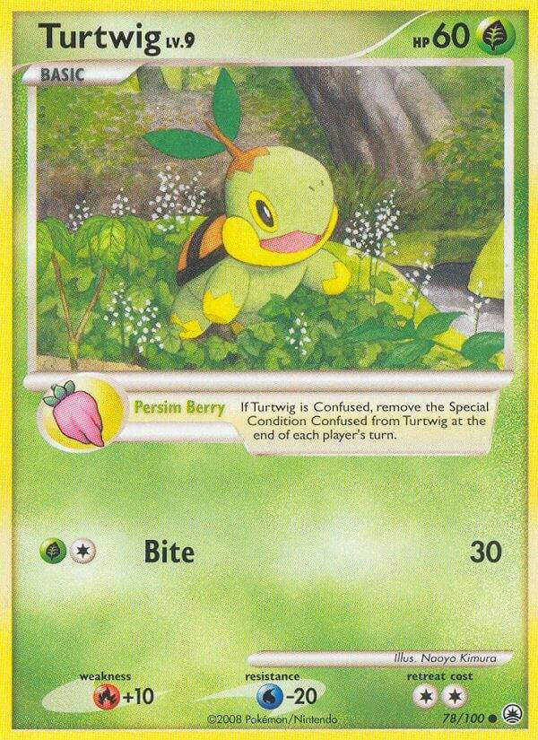 Turtwig 78/100 Reverse Common - MissingNo.