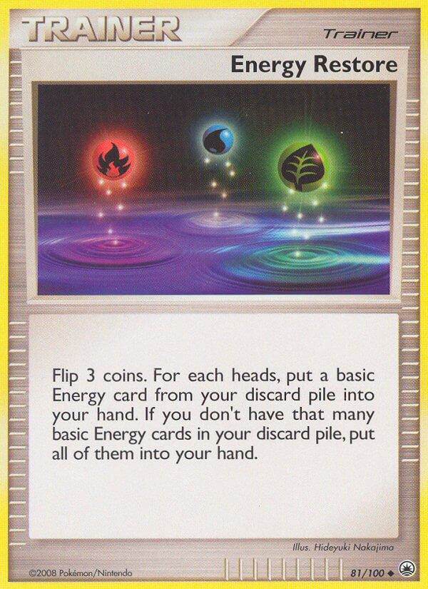Energy Restore 81/100 Reverse Uncommon - MissingNo.