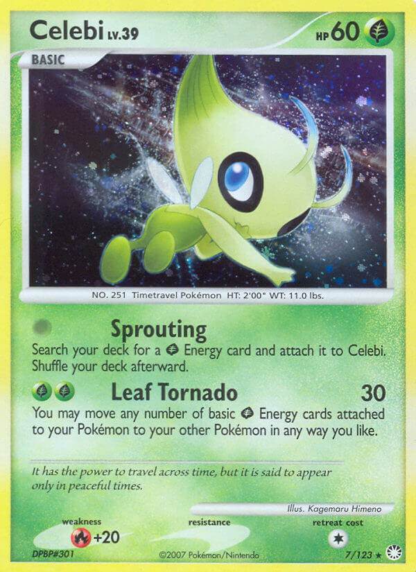Celebi 7/123 Reverse Rare - MissingNo.