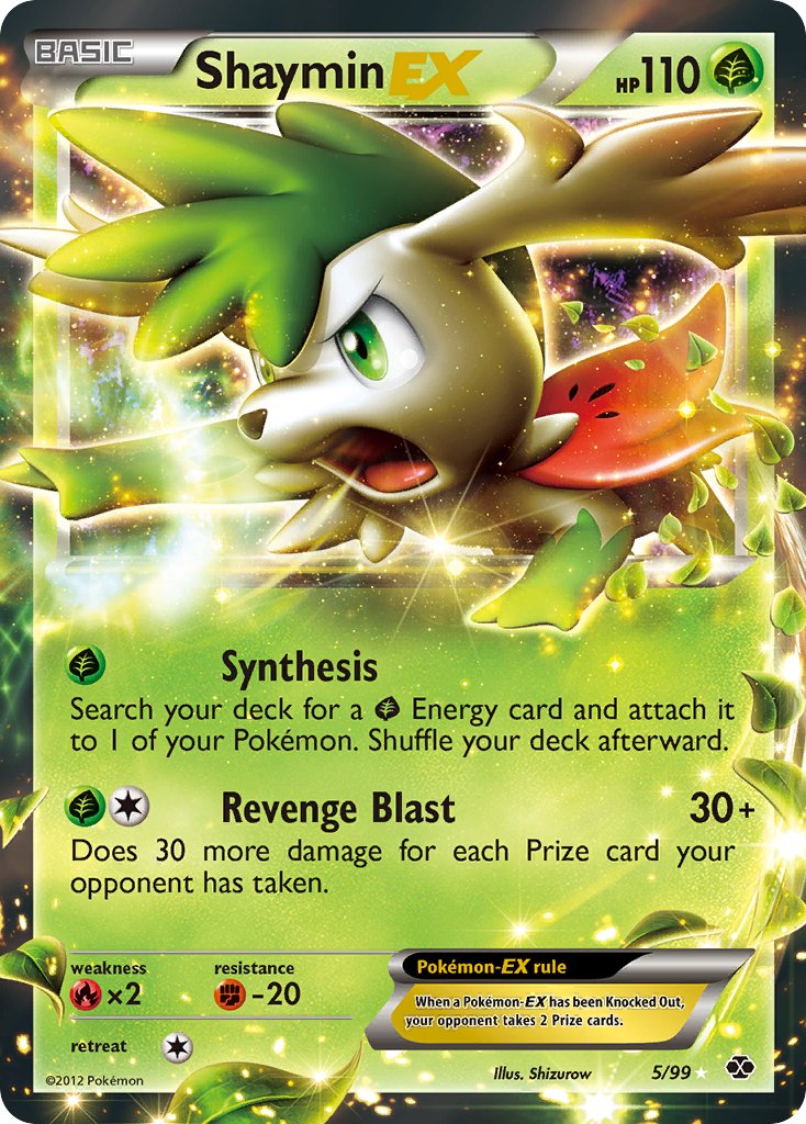 Shaymin EX 5/99 Holo Rare EX - MissingNo.