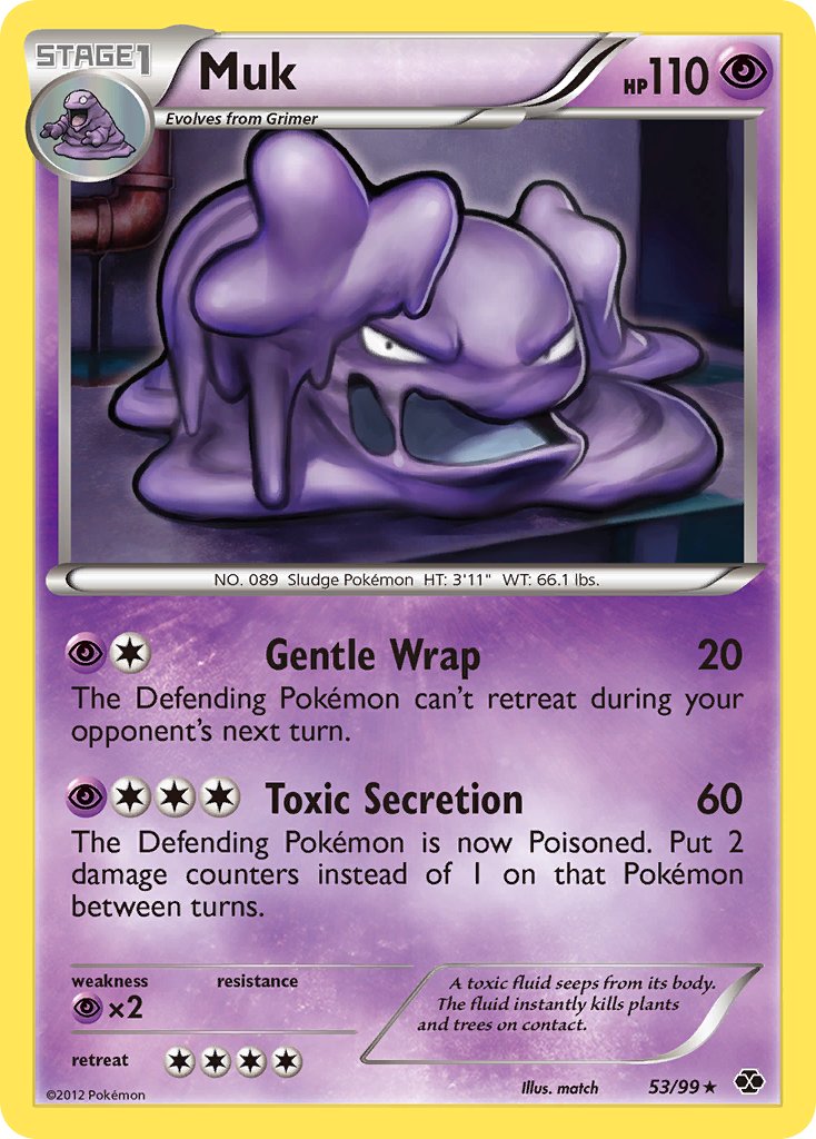 Muk 53/99 Non-Holo Rare - MissingNo.