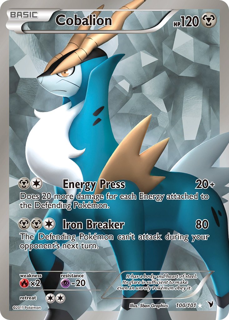 Cobalion 100/101 Holo Ultra Rare - MissingNo.