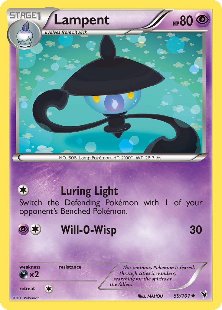 Lampent 59/101 Reverse Uncommon - MissingNo.