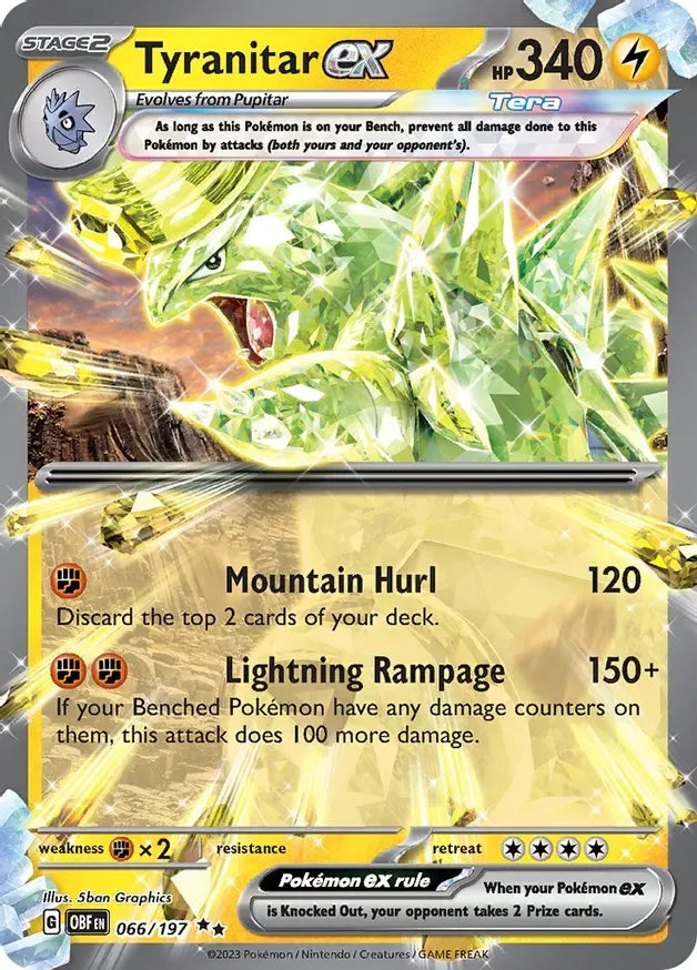 Tyranitar ex 66/197 Double Rare ex