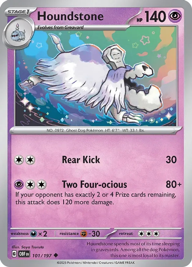 Houndstone 101/197 Uncommon