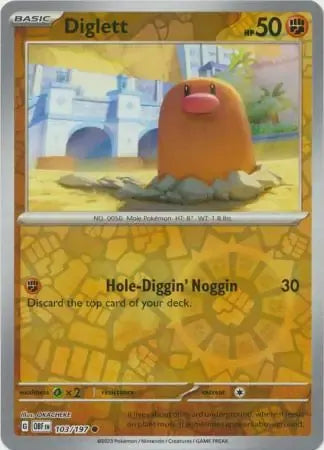 Diglett 103/197 Reverse Common
