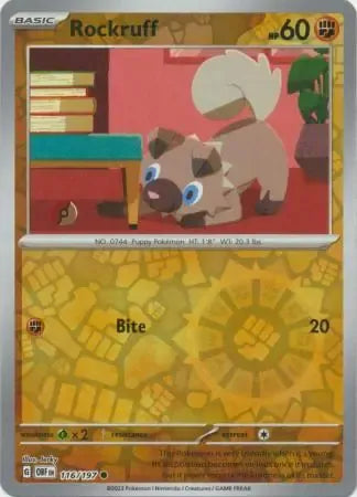 Rockruff 116/197 Reverse Common