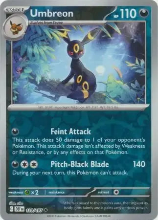 Umbreon 130/197 Reverse Uncommon