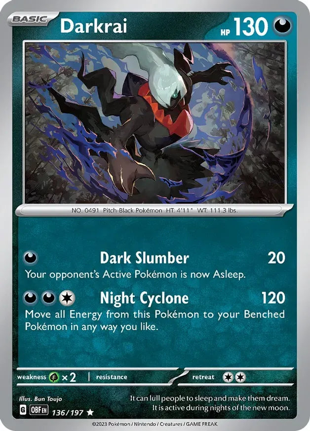 Darkrai 136/197 Holo Rare