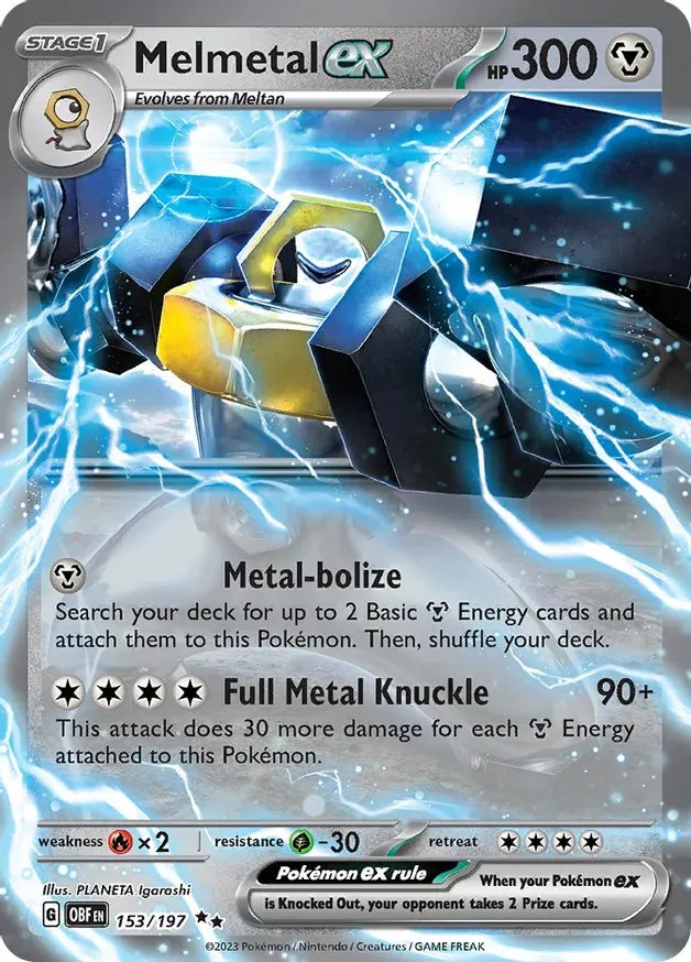 Melmetal ex 153/197 Double Rare ex